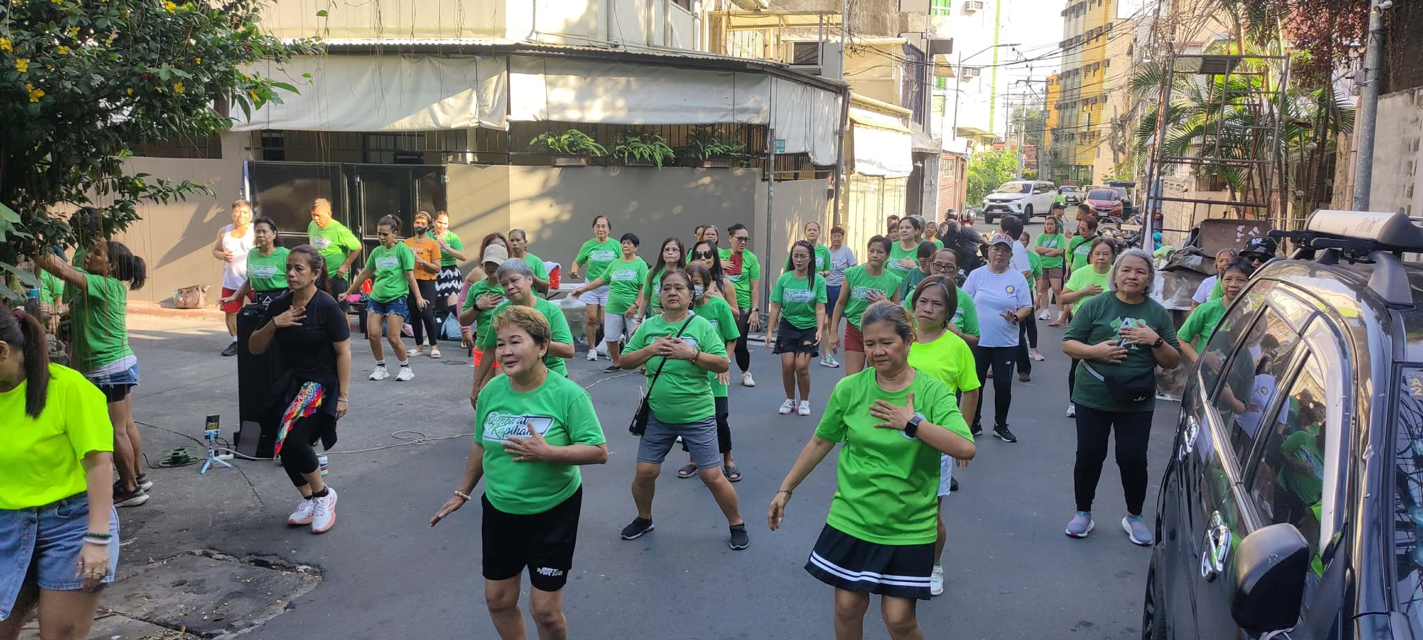 Zumba at Kapihan para sa Poblacion