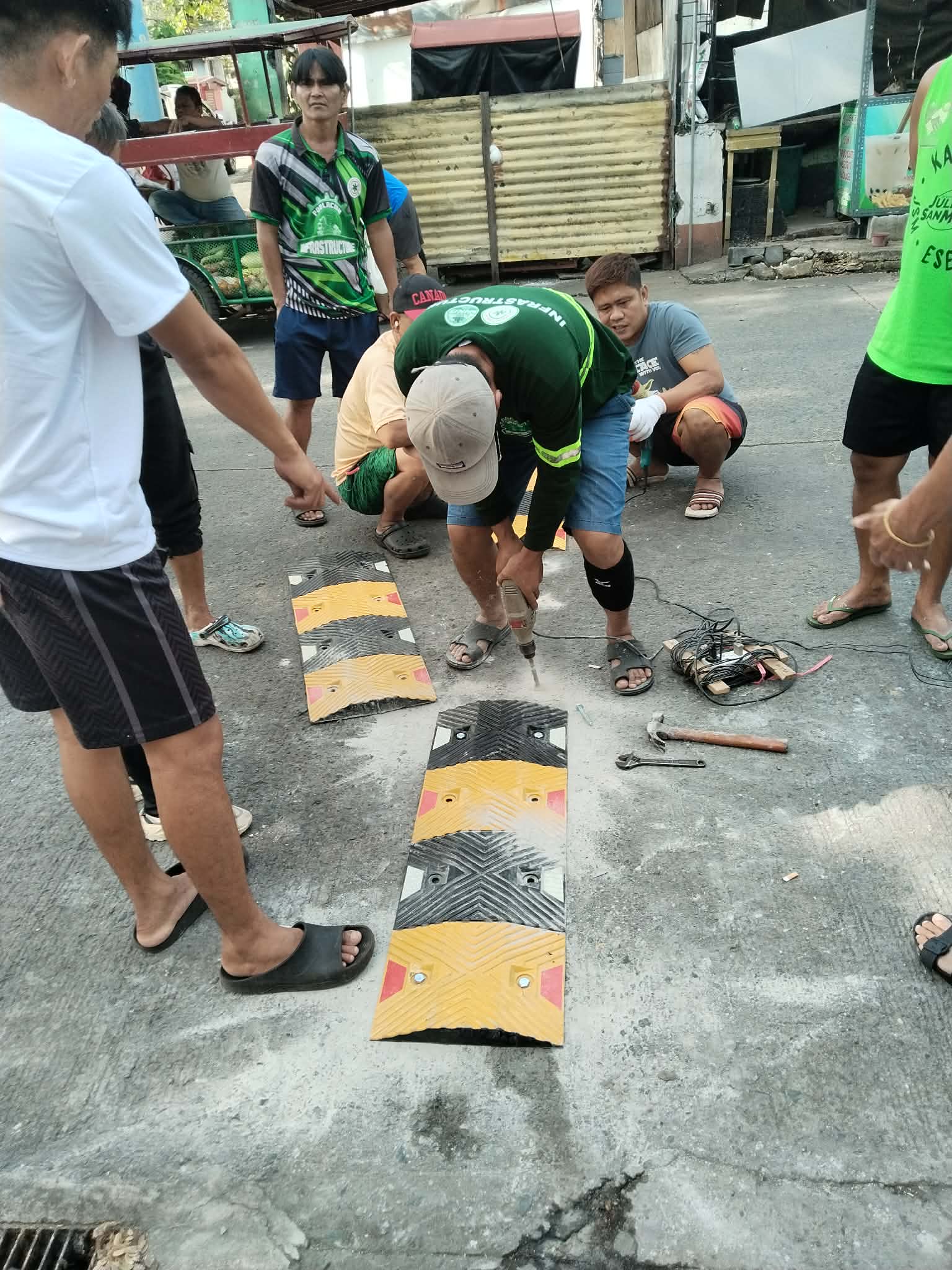 Speed Bump Installation