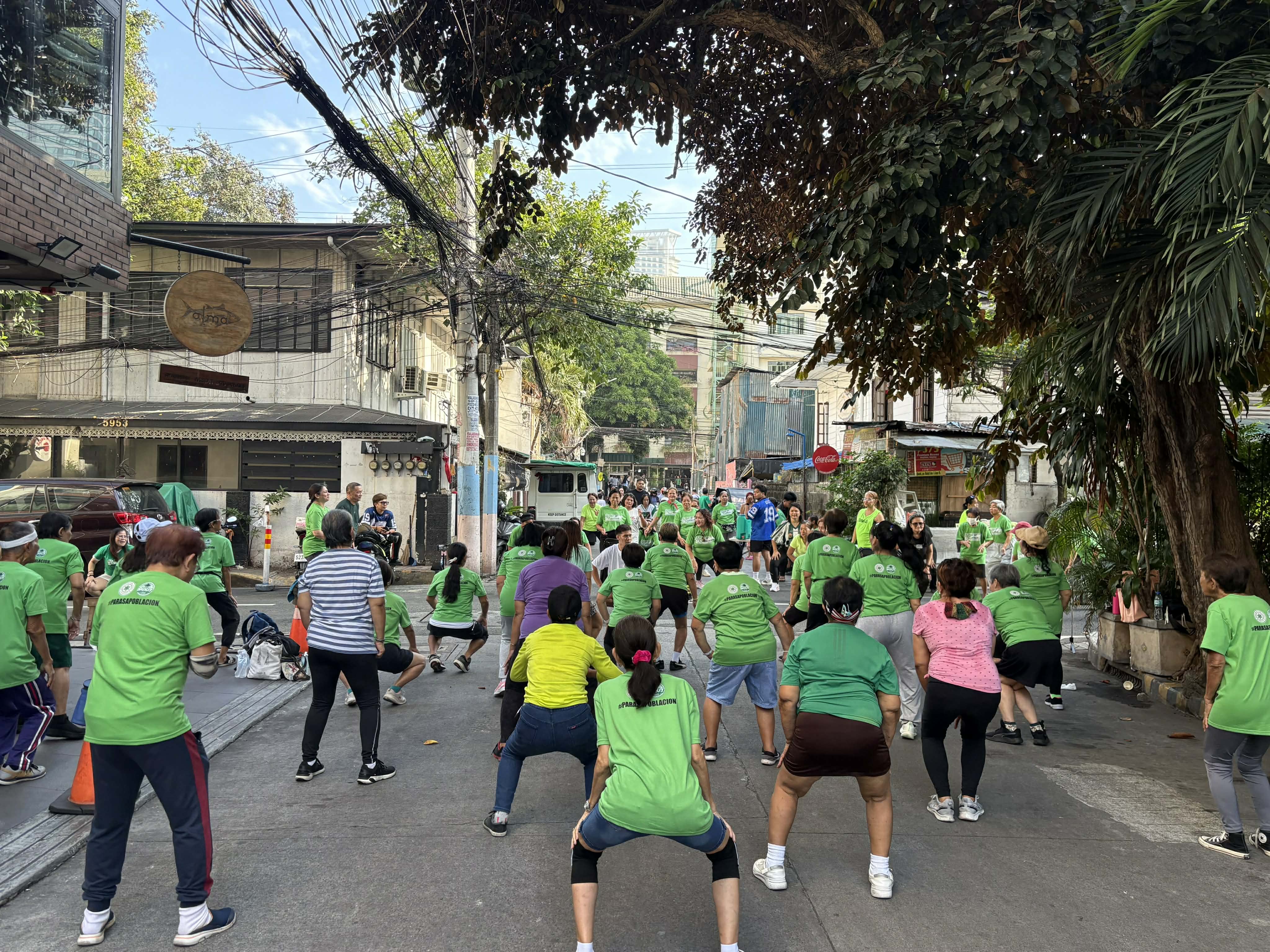 Zumba at Kapihan para sa Poblacion