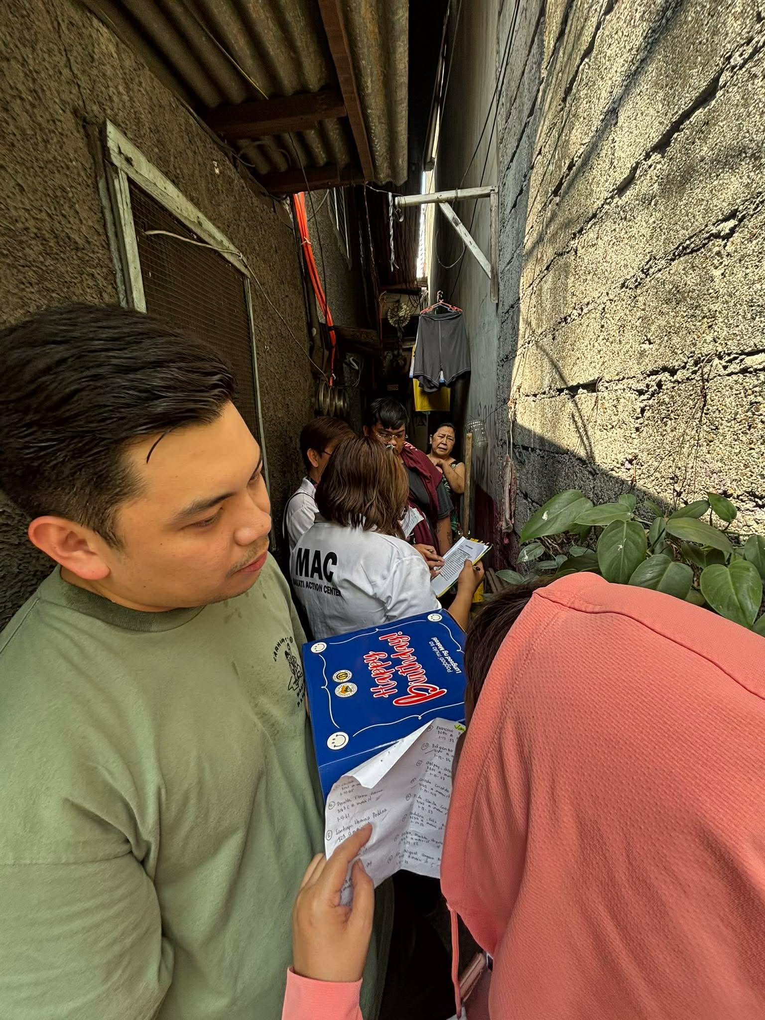 Cake Distribution with Capt. Miko Villena