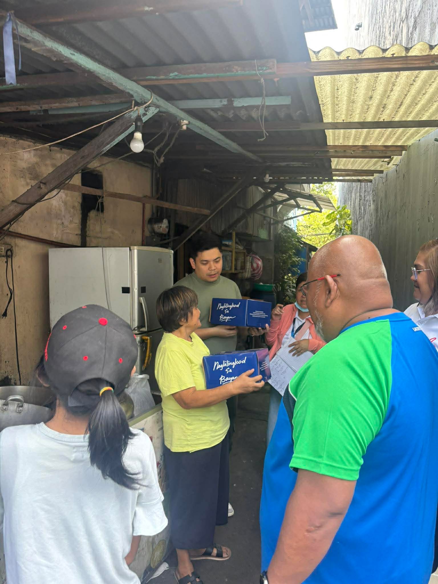 Cake Distribution with Capt. Miko Villena