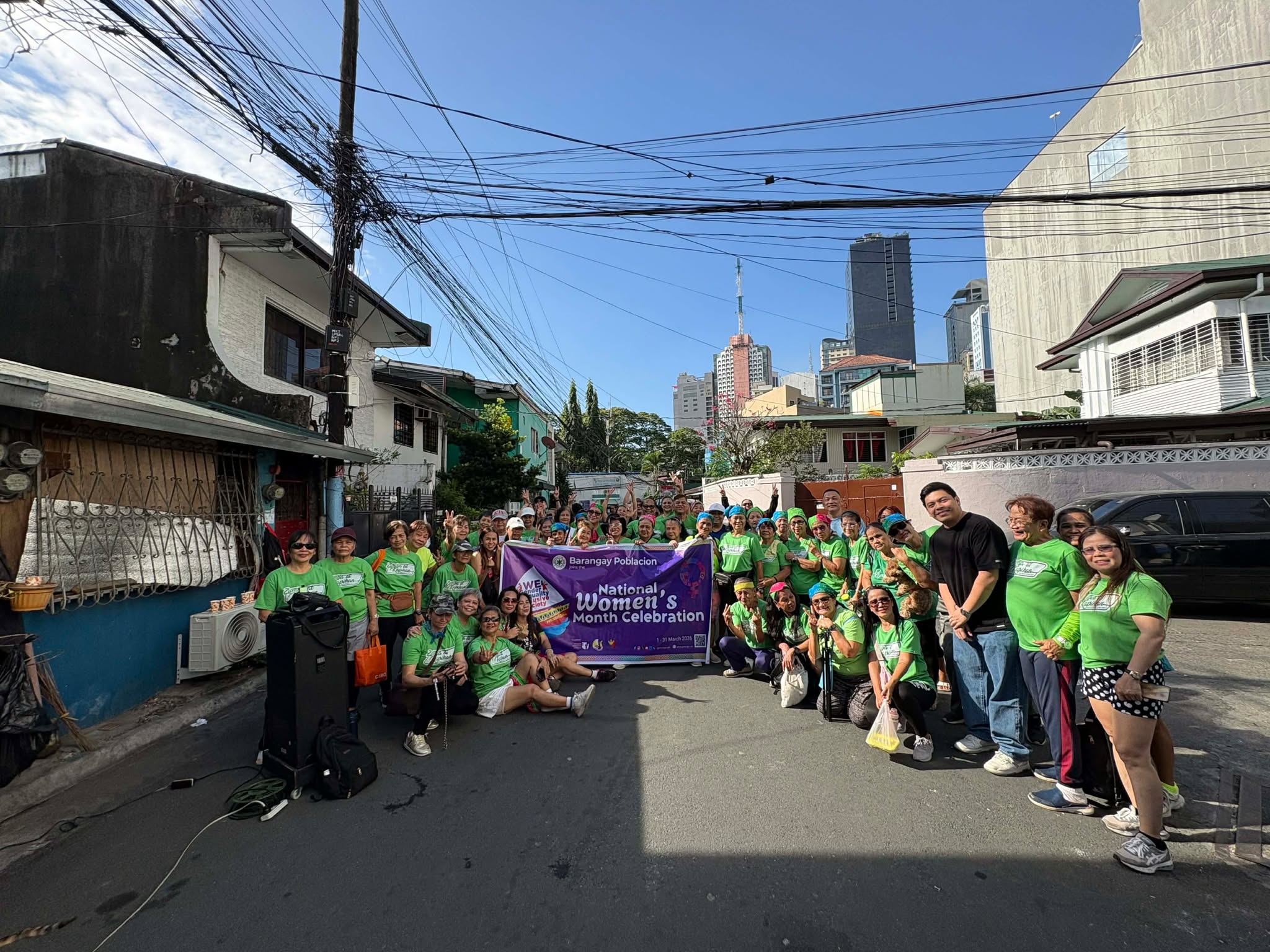 Zumba at Kapihan para sa Poblacion