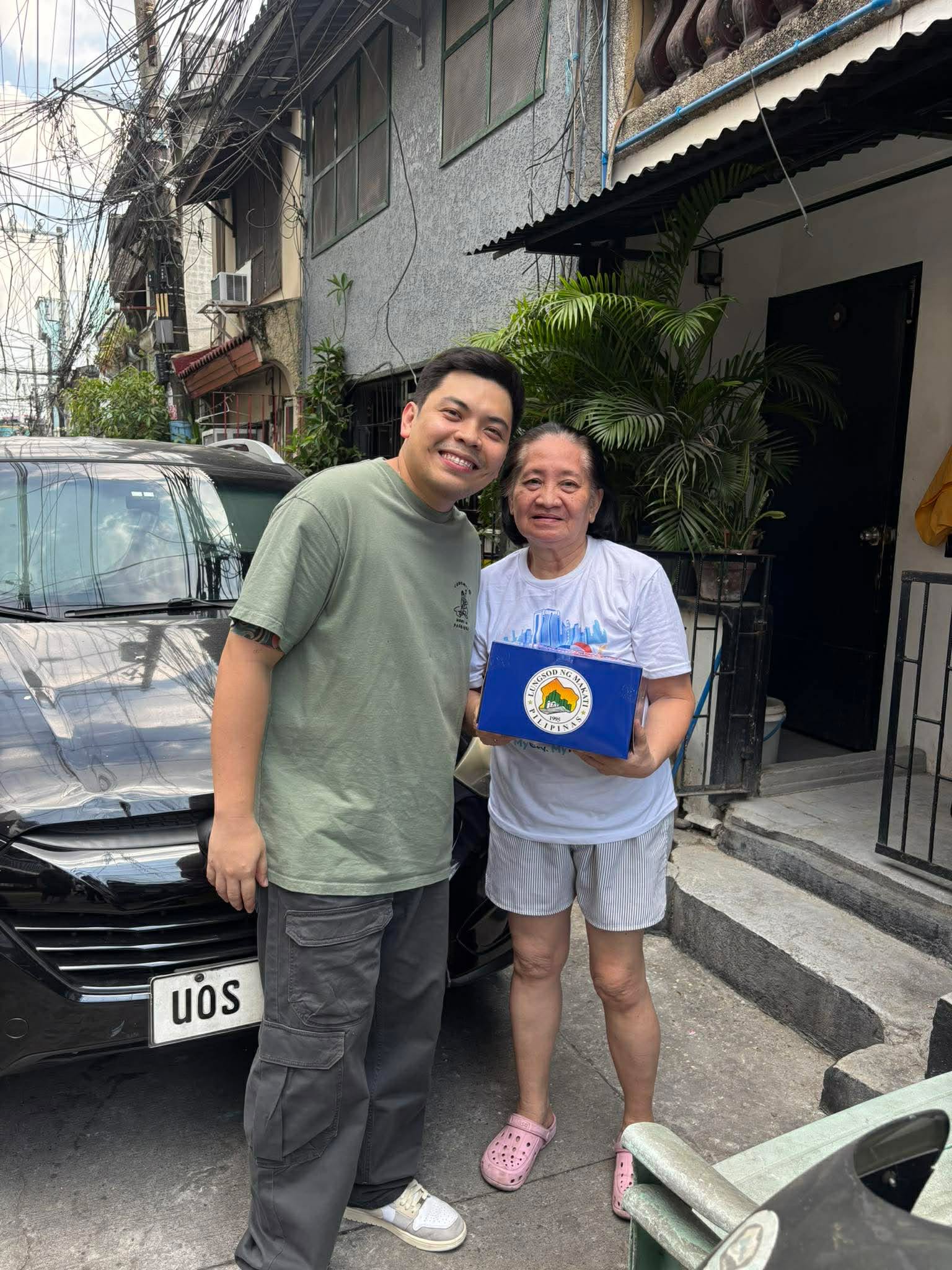 Cake Distribution with Capt. Miko Villena