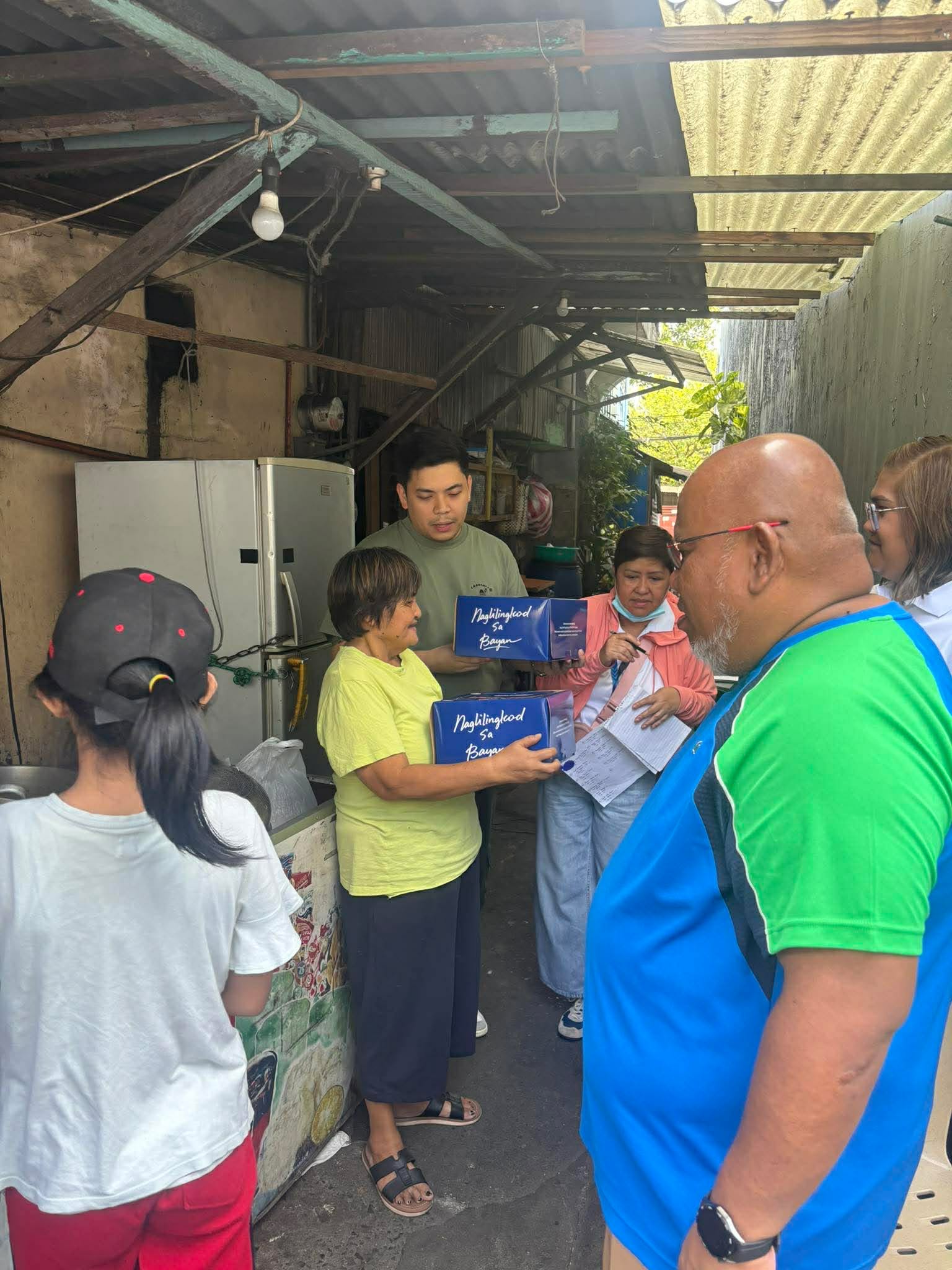 Cake Distribution with Capt. Miko Villena