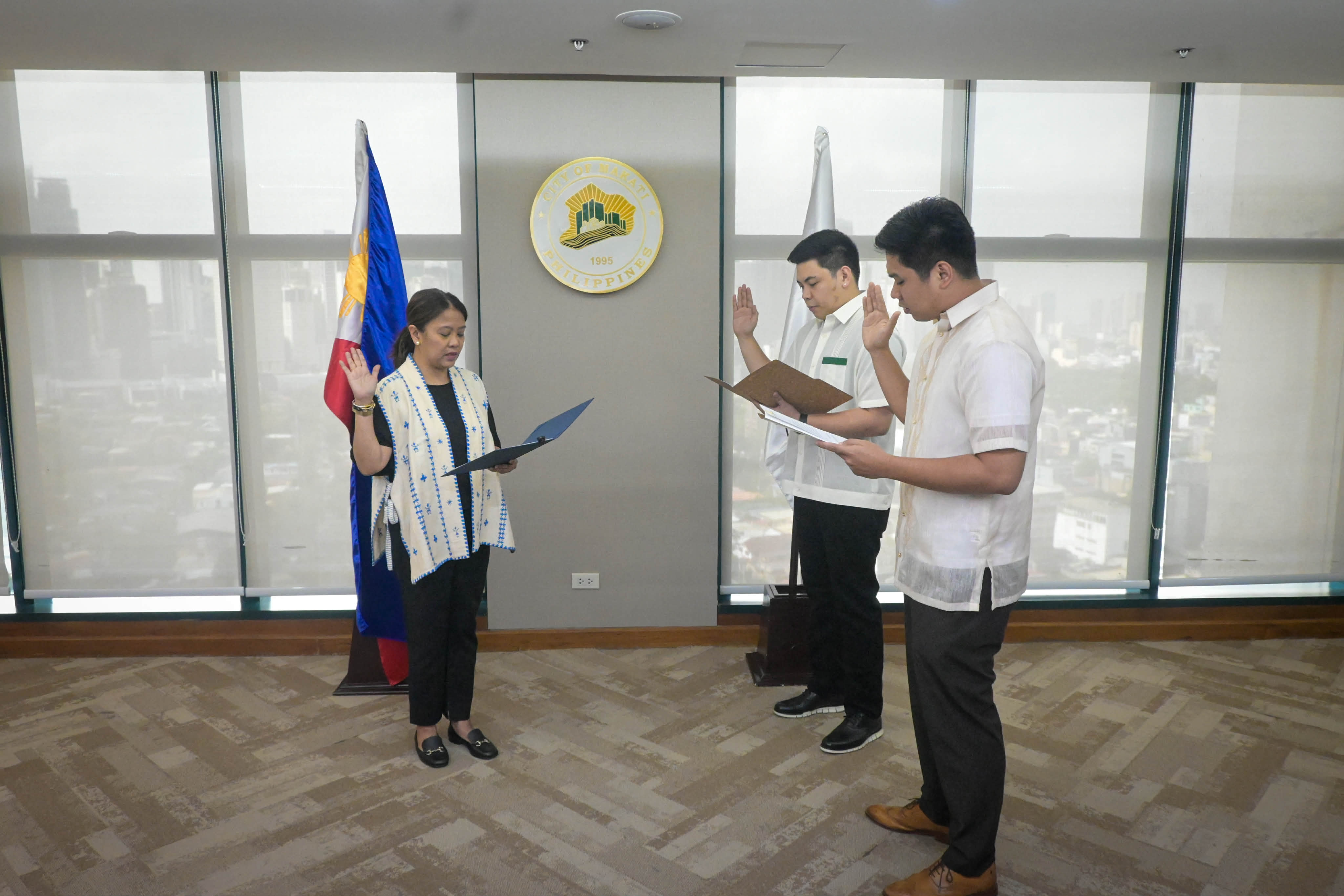 Peoples Law Enforcement Board, Capt. Miko Villena Outh Taking