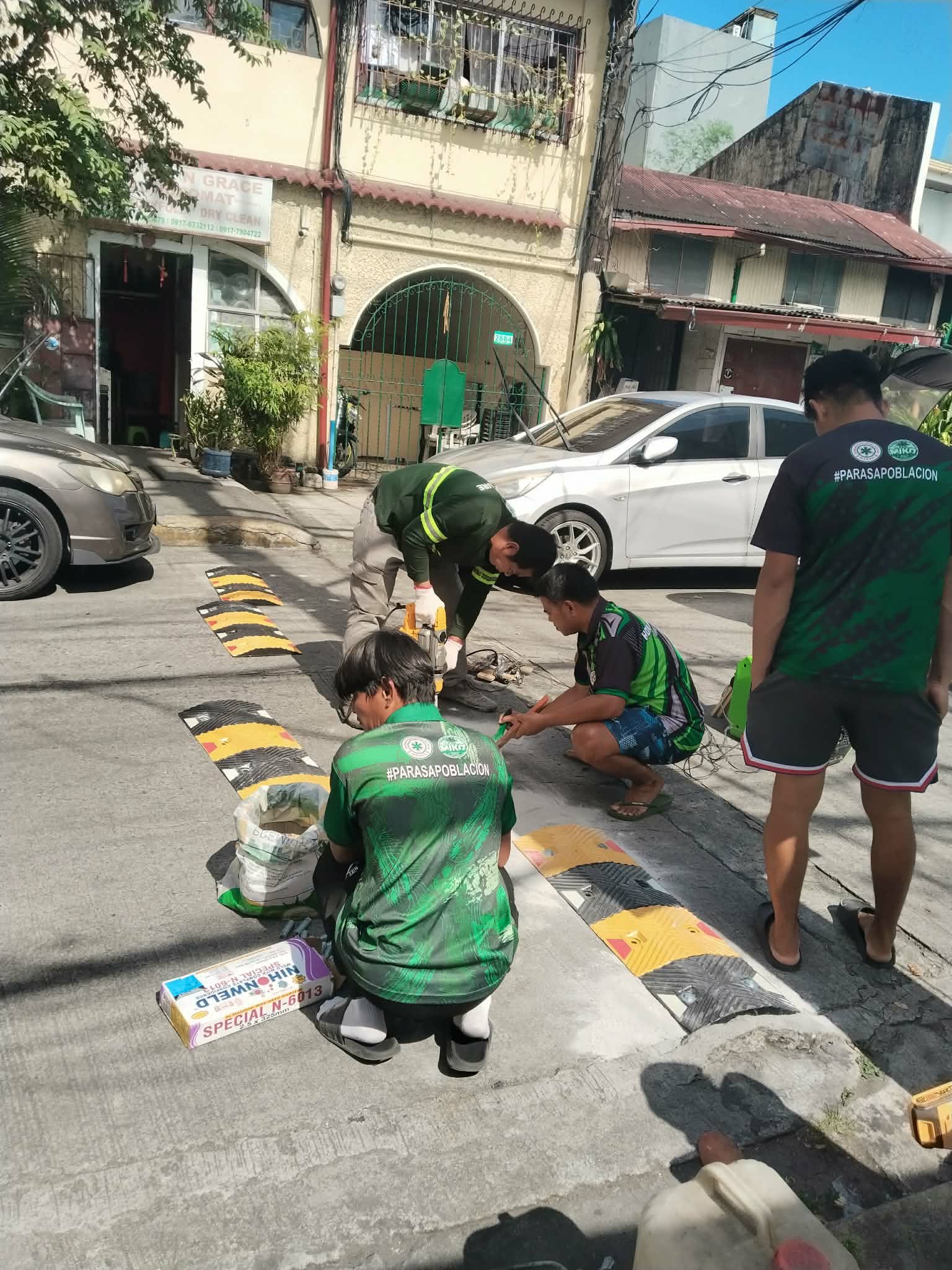 Speed Bump Installation