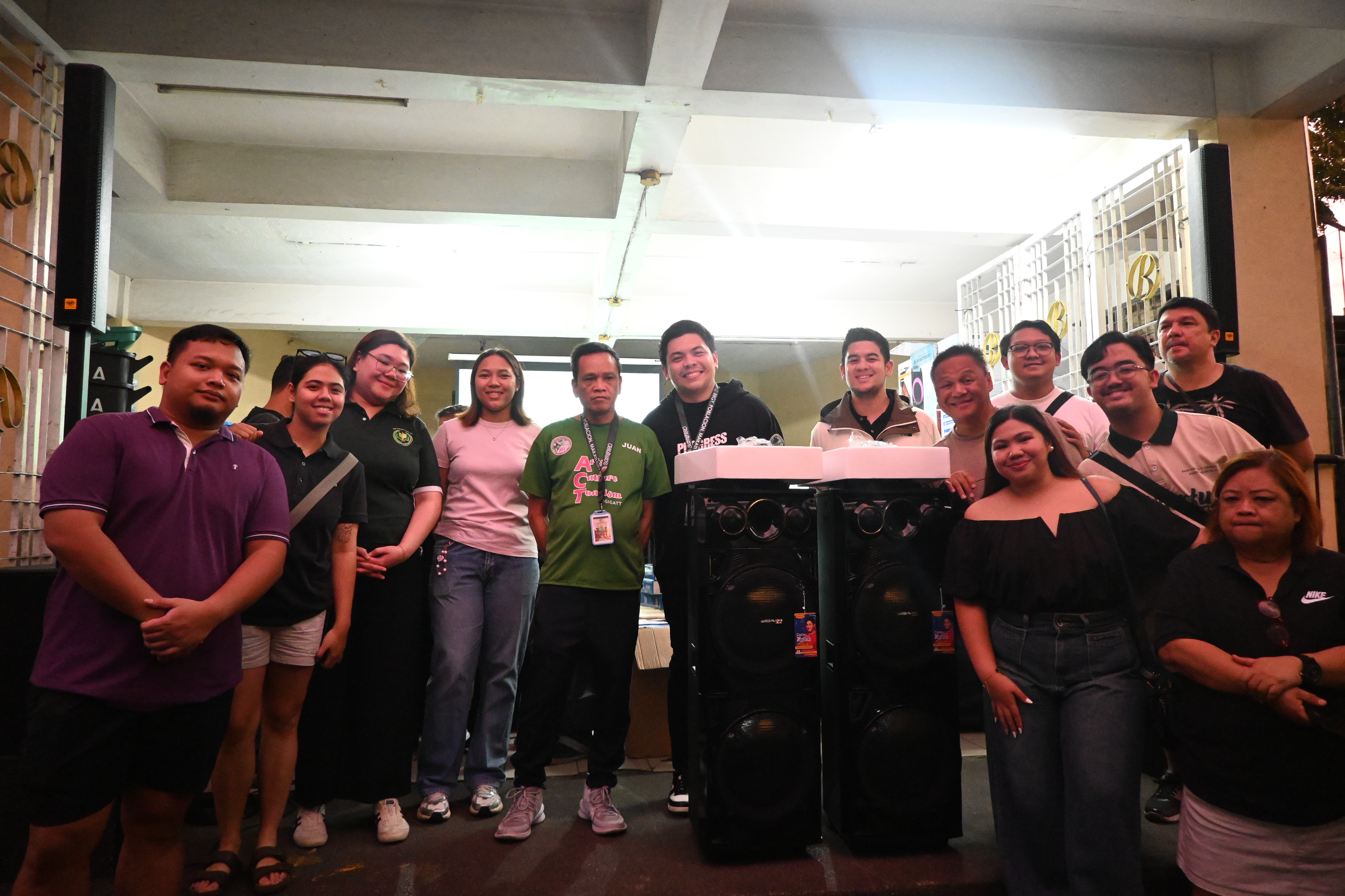 Distribution of Sound System Speakers to Our Kalbaristas