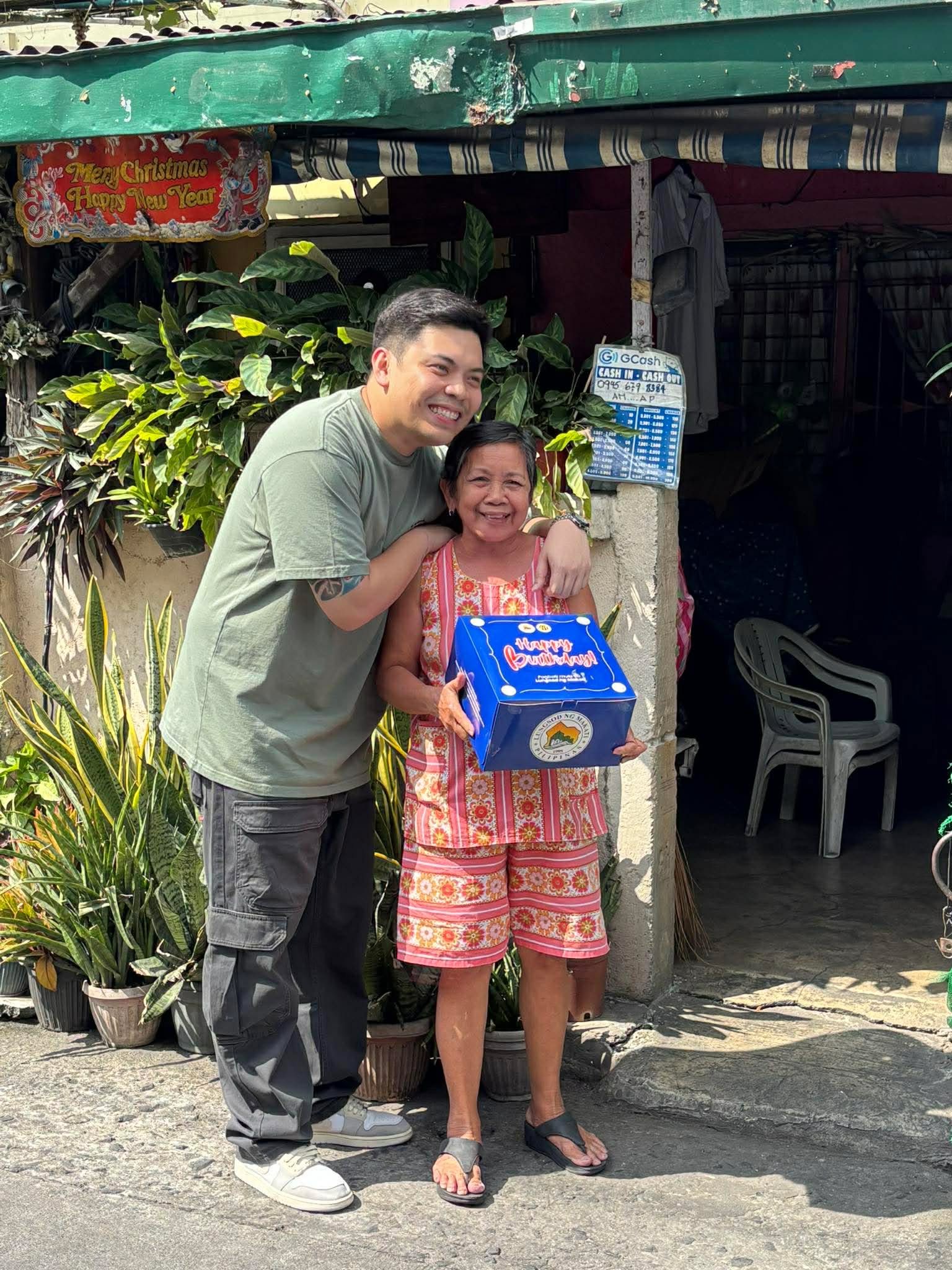 Cake Distribution with Capt. Miko Villena