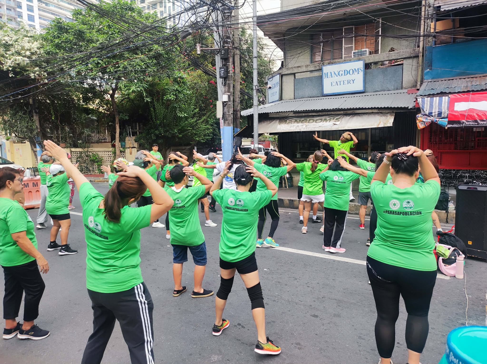 Zumba at Kapihan para sa Poblacion