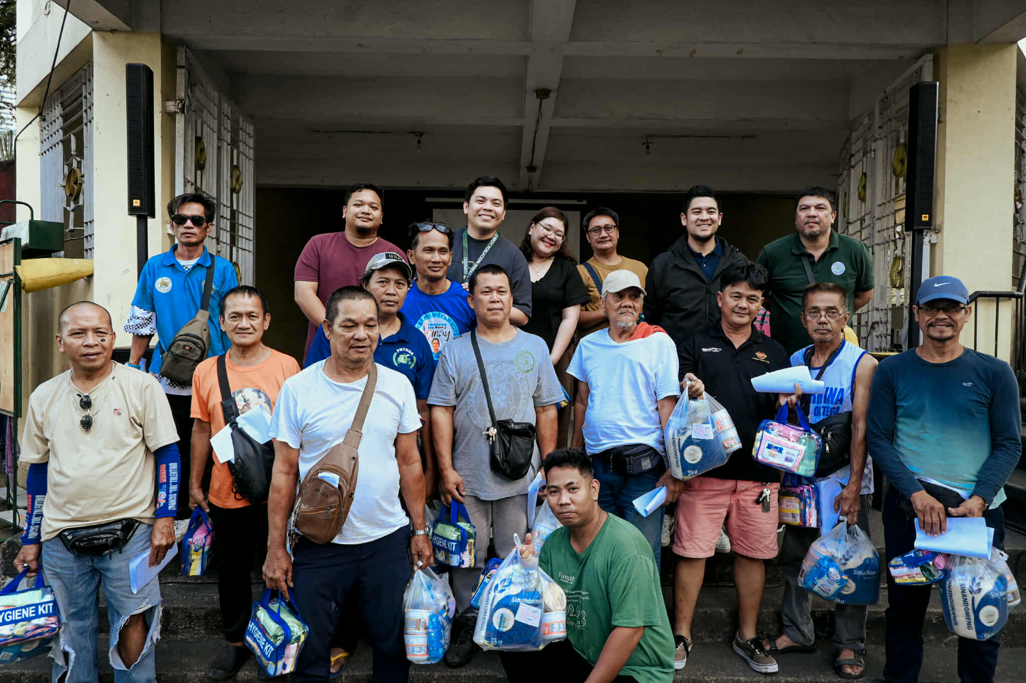 Distribution of hygiene kit, Insurance and 5 Kilos of Rice