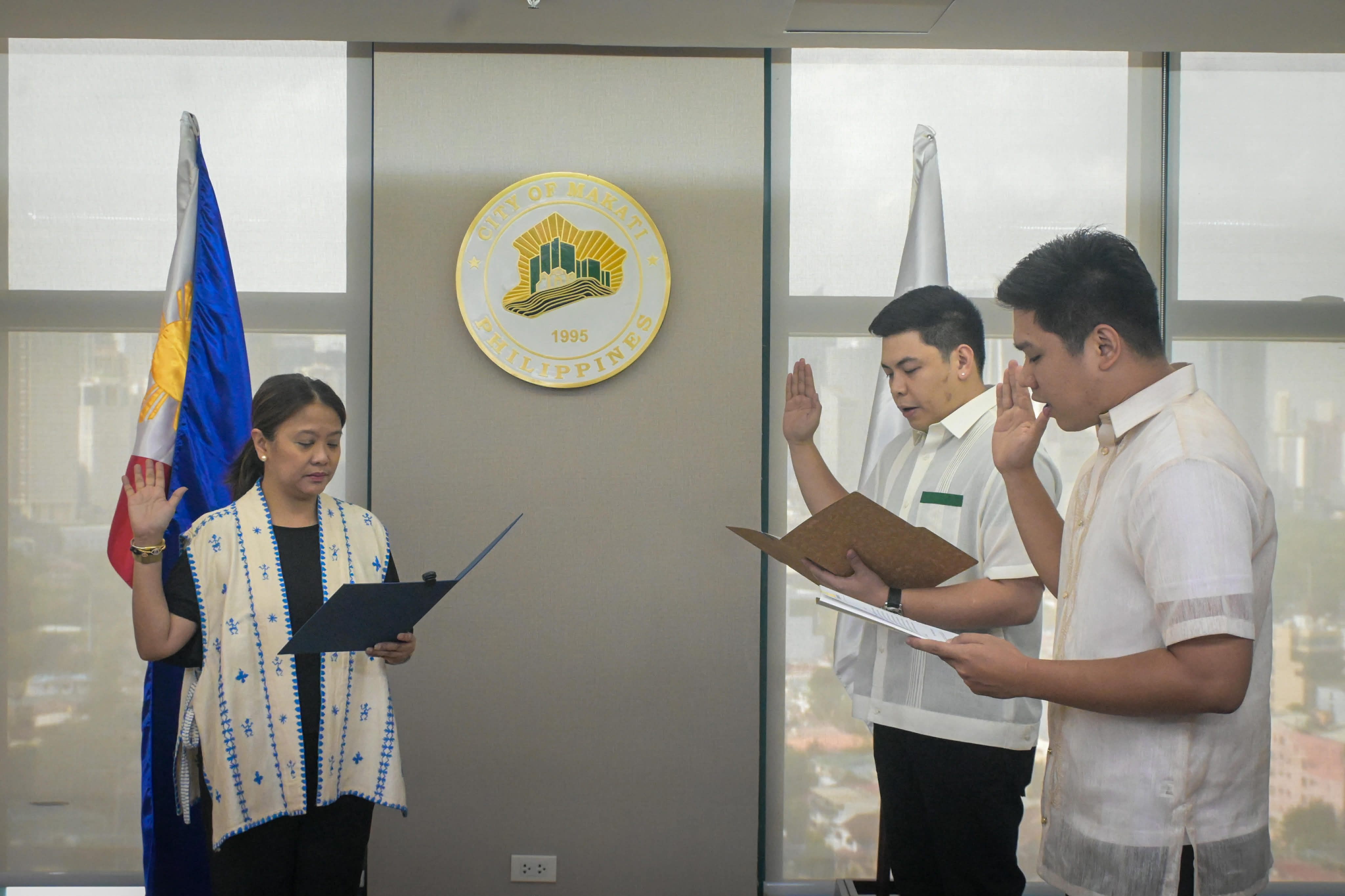 Peoples Law Enforcement Board, Capt. Miko Villena Outh Taking