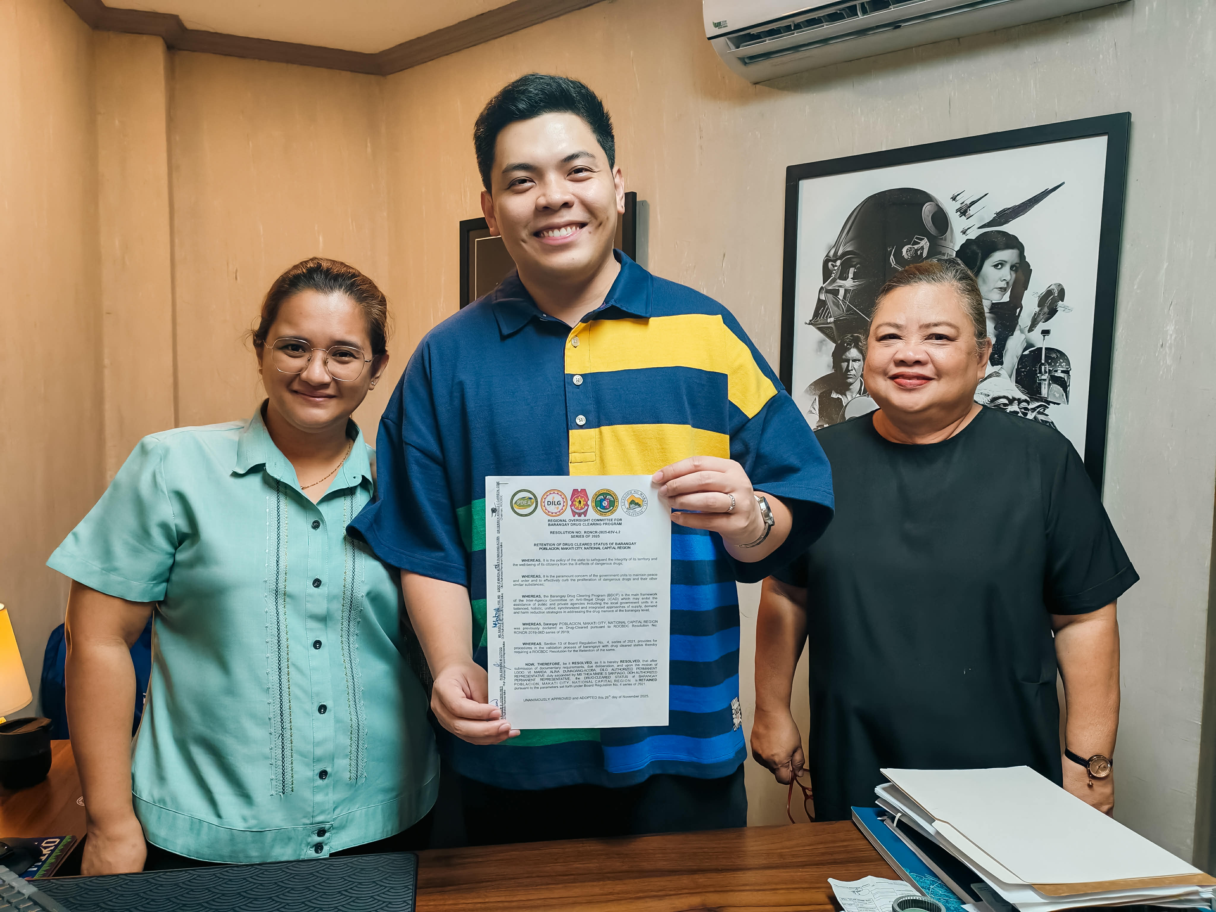 Retention of Drug Status Of Barangay Poblacion, Makati City