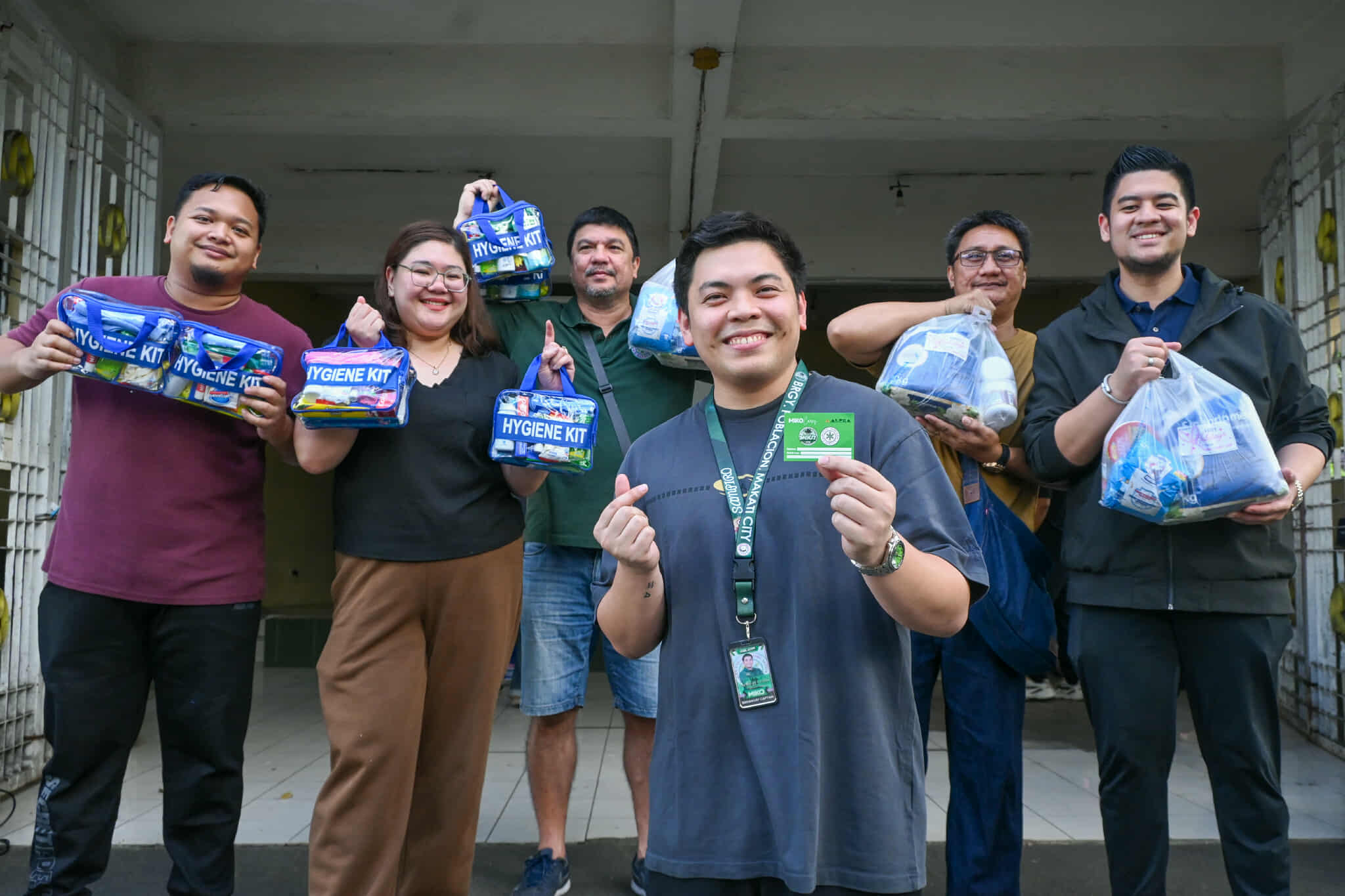 Distribution of hygiene kit, Insurance and 5 Kilos of Rice