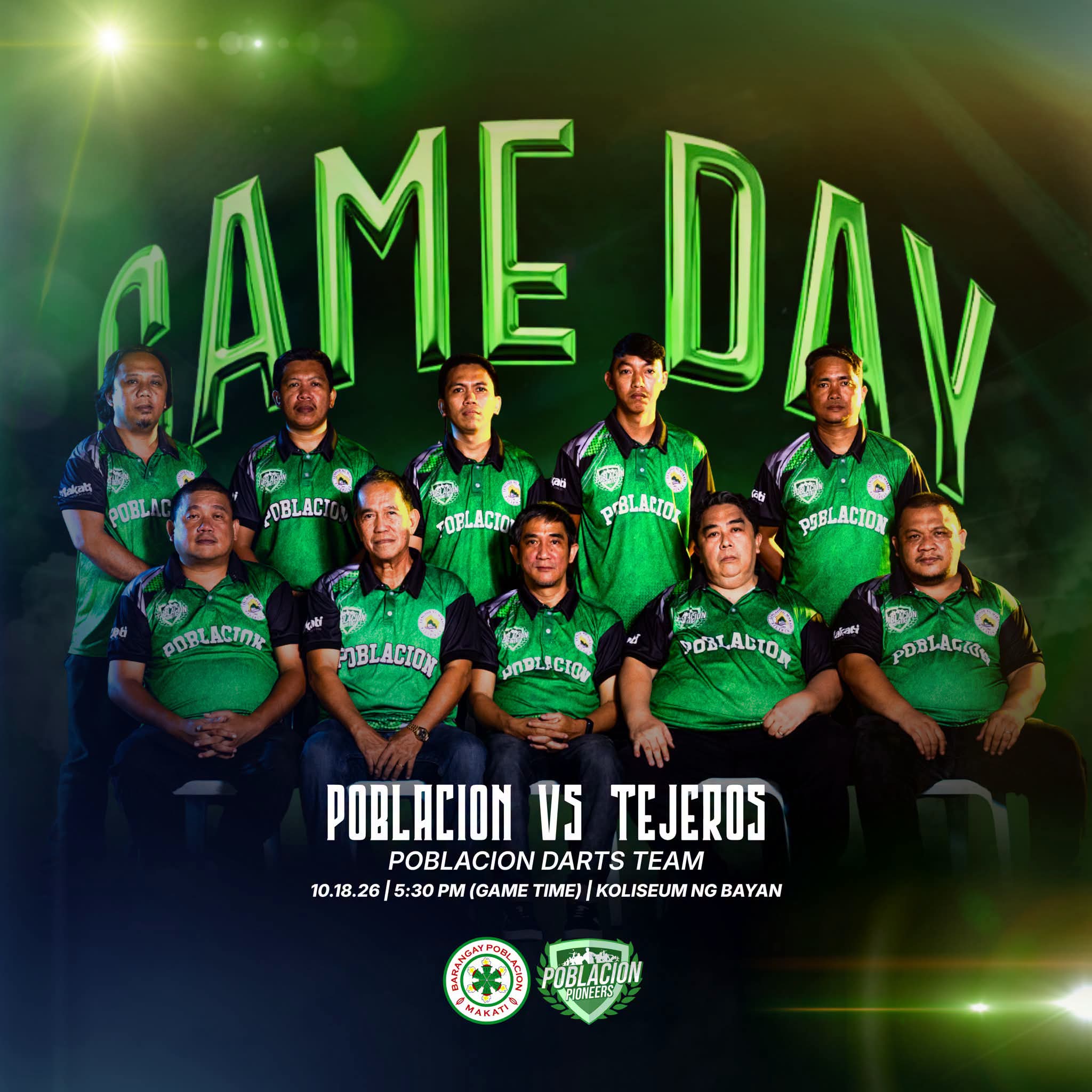 Poblacion Pioneers Darts Team Game Day